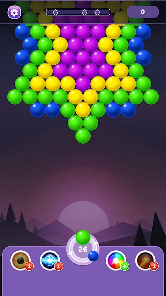 Bubble Shooter Rainbow [МОД: Деньги, Монеты и Меню MOD] Screenshot 1