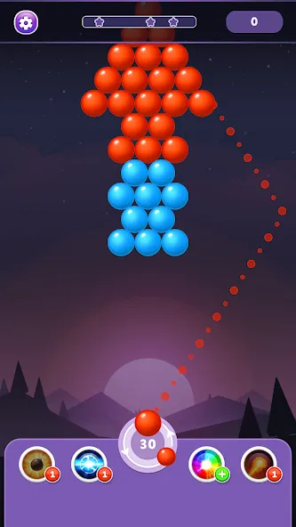 Bubble Shooter Rainbow [МОД: Деньги, Монеты и Меню MOD] Screenshot 3