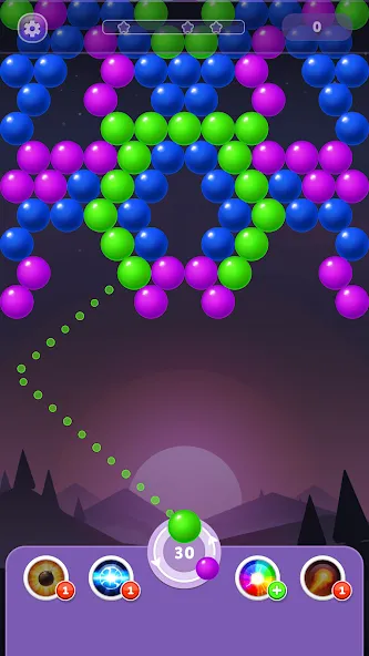 Bubble Shooter Rainbow [МОД: Деньги, Монеты и Меню MOD] Screenshot 4