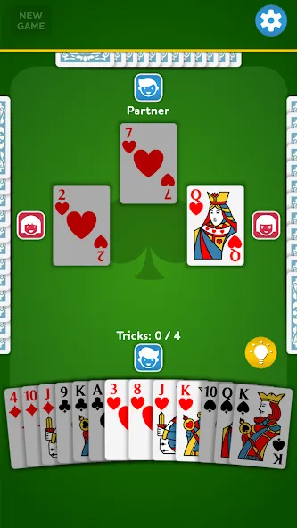 Spades - Card Game (Спейдс) [МОД: Деньги, Монеты и Меню MOD] Screenshot 1