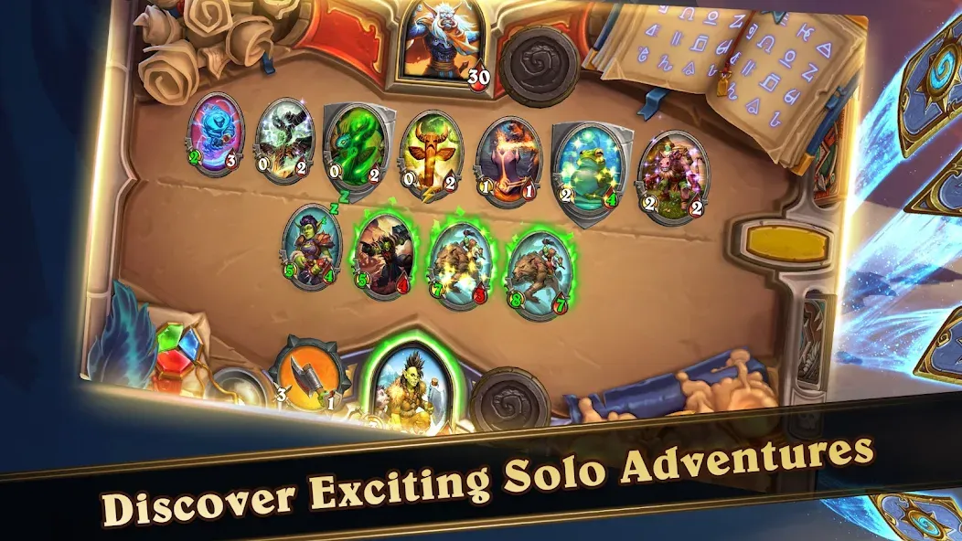 Hearthstone (Хртстоун) [МОД: Много монет, Открытые уровни и Мега MOD] Screenshot 1