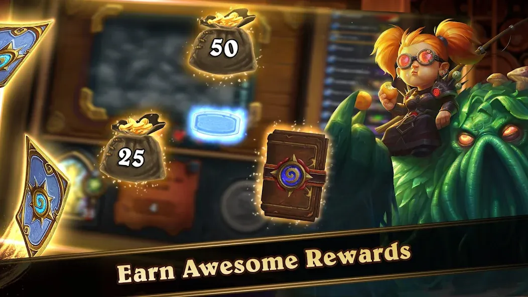 Hearthstone (Хртстоун) [МОД: Много монет, Открытые уровни и Мега MOD] Screenshot 5