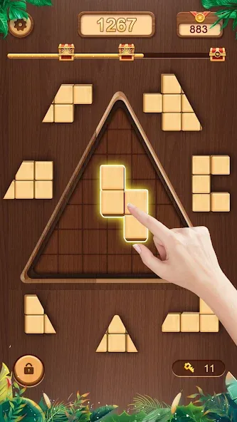 WoodCube - Woody Puzzle (ВудКуб) [МОД: Все открыто, Дополнительные деньги и Меню MOD] Screenshot 2