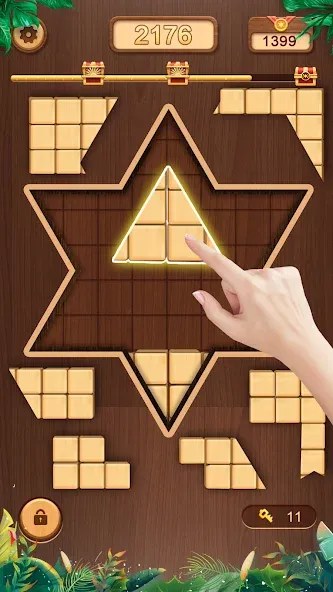 WoodCube - Woody Puzzle (ВудКуб) [МОД: Все открыто, Дополнительные деньги и Меню MOD] Screenshot 3