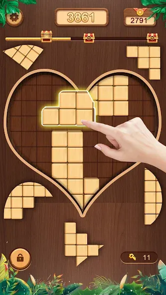 WoodCube - Woody Puzzle (ВудКуб) [МОД: Все открыто, Дополнительные деньги и Меню MOD] Screenshot 4