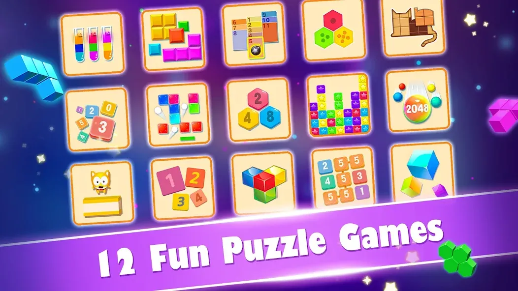 Block Gems: Block Puzzle Games (Блок драгоценные камни) [МОД: Все открыто, Дополнительные деньги и Меню MOD] Screenshot 1