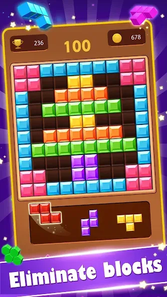 Block Gems: Block Puzzle Games (Блок драгоценные камни) [МОД: Все открыто, Дополнительные деньги и Меню MOD] Screenshot 2