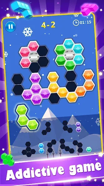 Block Gems: Block Puzzle Games (Блок драгоценные камни) [МОД: Все открыто, Дополнительные деньги и Меню MOD] Screenshot 3