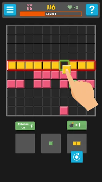 Block Buster - Hex and Square [МОД: Все открыто, Дополнительные деньги и Меню MOD] Screenshot 2