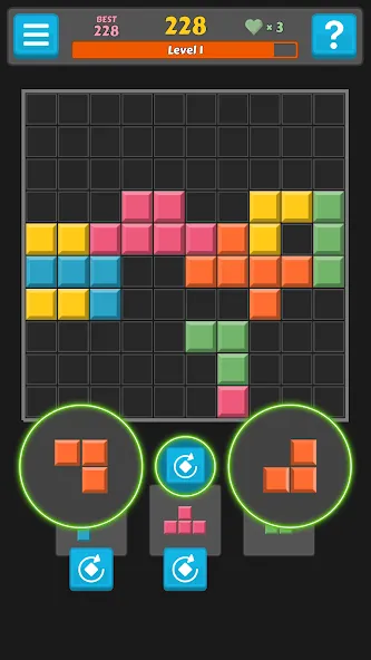 Block Buster - Hex and Square [МОД: Все открыто, Дополнительные деньги и Меню MOD] Screenshot 3