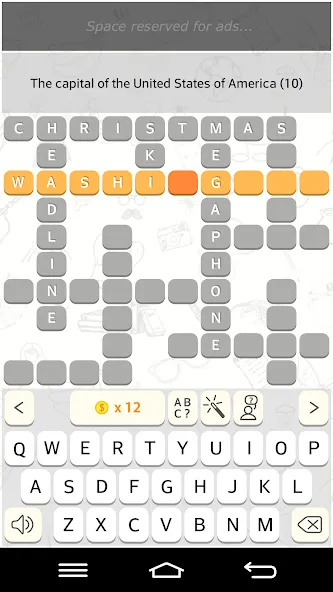 CrossWords 10 (Кроссворды 10) [МОД: Много монет, Открытые уровни и Мега MOD] Screenshot 2