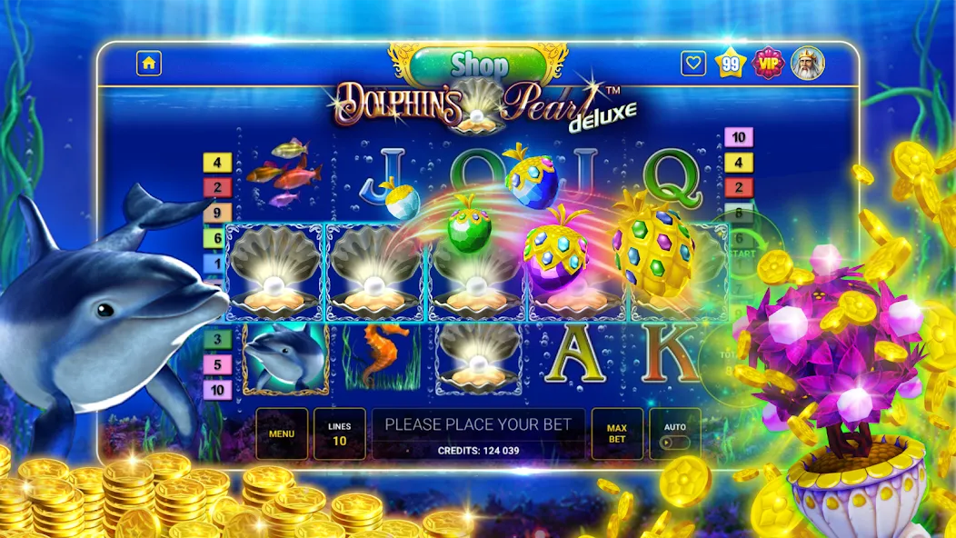 Bloom Boom Casino Slots Online (Блум Бум Казино Слоты Онлайн) [МОД: Меню, Бесконечные монеты и Открытые уровни] Screenshot 5