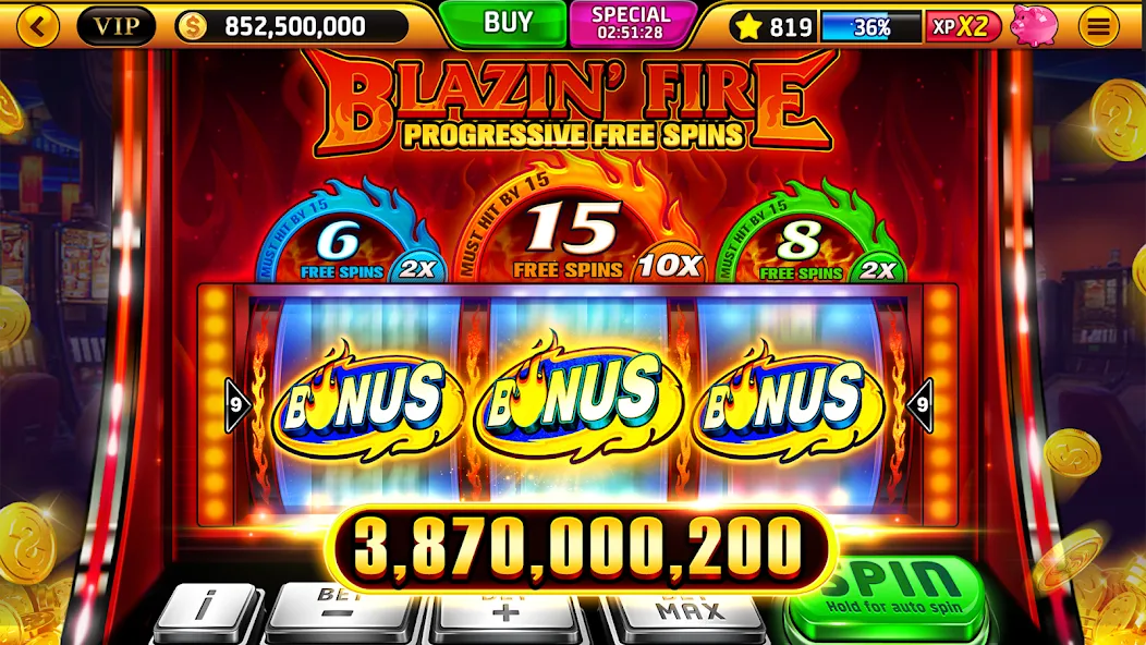 Wild Classic Slots Casino Game [МОД: Много денег, Монет и Все открыто] Screenshot 4