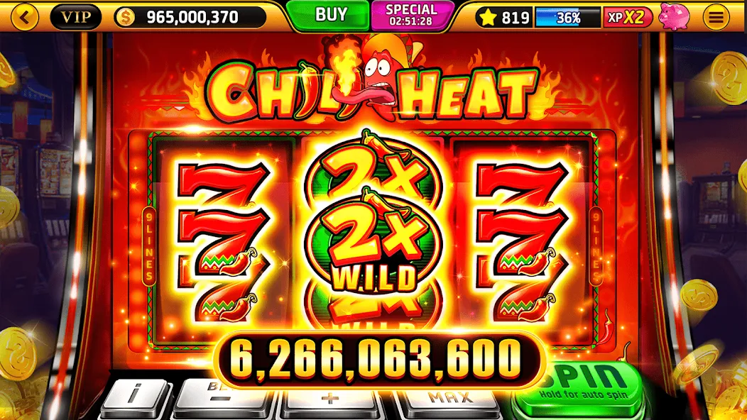 Wild Classic Slots Casino Game [МОД: Много денег, Монет и Все открыто] Screenshot 5