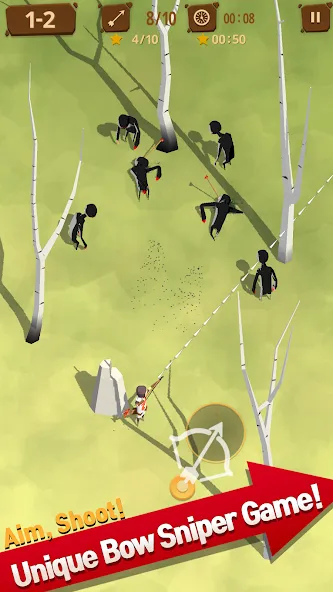 Last Arrows : Sniping Archer (Ласт Эроус) [МОД: Много монет, Открытые уровни и Мега MOD] Screenshot 1