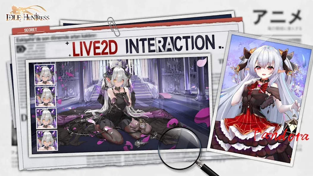 Idle Huntress: Girl's Land EU (Айдл Хантресс) [МОД: Много денег, Монет и Все открыто] Screenshot 4