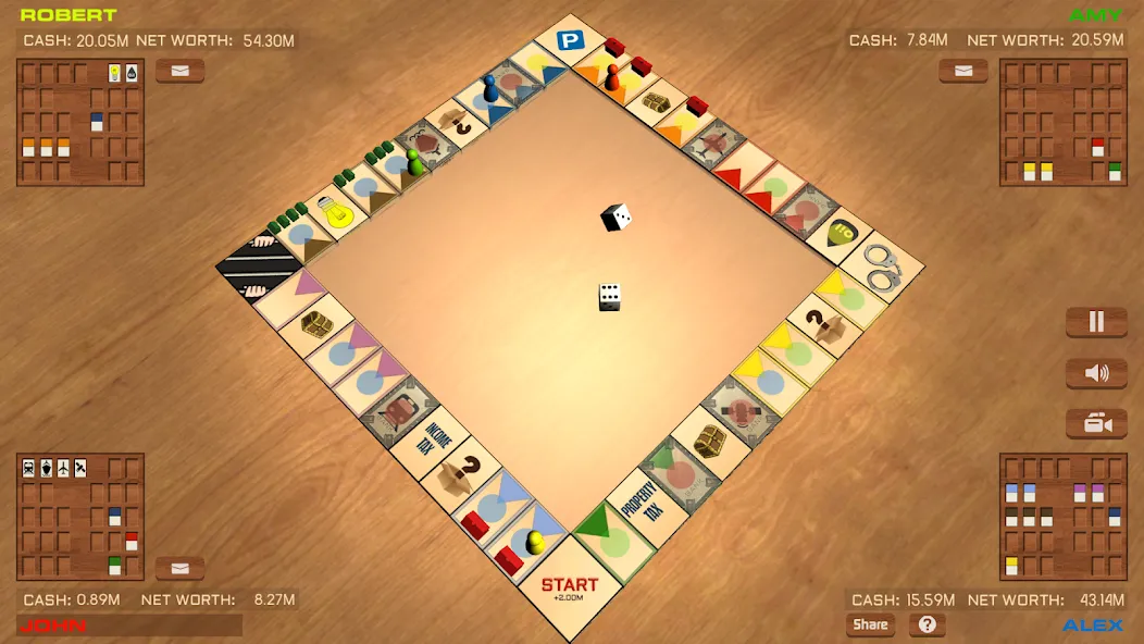 Businessman ONLINE board game (Бизнесмен онлайн настольная игра) [МОД: Много денег, Монет и Все открыто] Screenshot 1