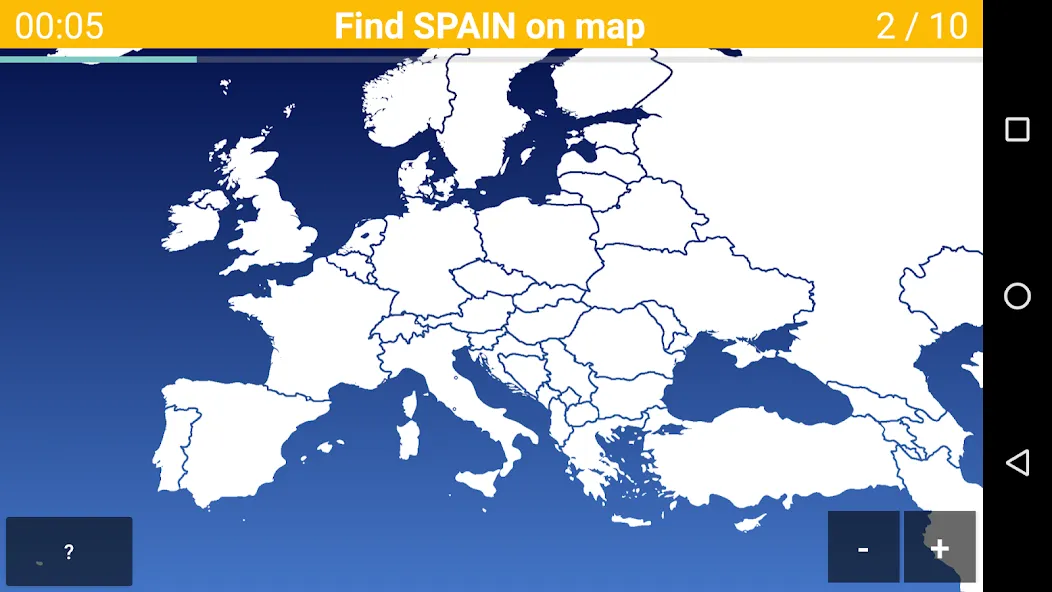Europe Map Quiz - European Cou [МОД: Деньги, Монеты и Меню MOD] Screenshot 2