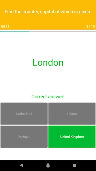 Europe Map Quiz - European Cou [МОД: Деньги, Монеты и Меню MOD] Screenshot 5