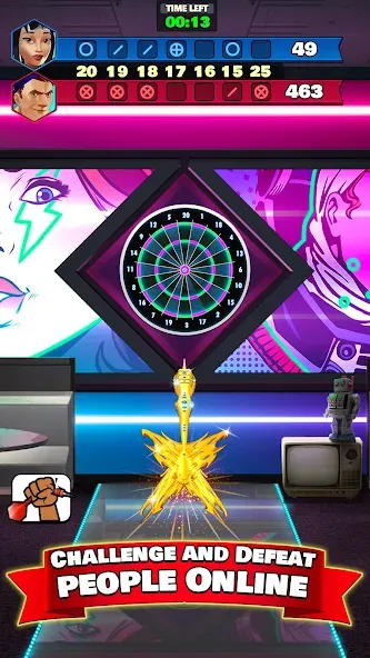 Darts Club: PvP Multiplayer (Дартс клуб) [МОД: Много монет, Открытые уровни и Мега MOD] Screenshot 2