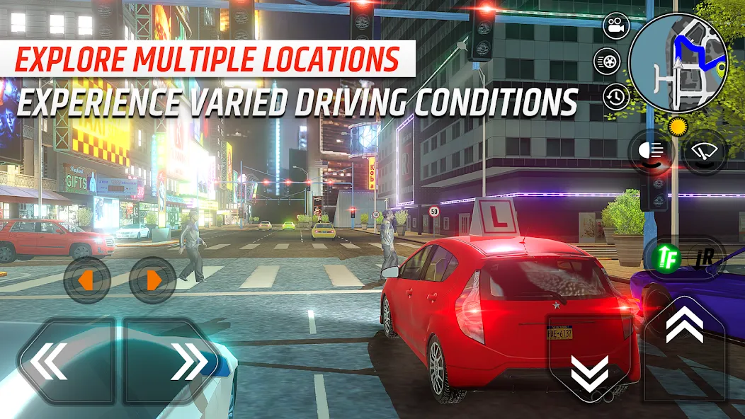 Car Driving School Simulator (Автошкола симулятор вождения) [МОД: Все открыто, Дополнительные деньги и Меню MOD] Screenshot 2
