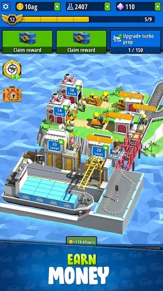 Idle Inventor - Factory Tycoon (Айдл Инвентор) [МОД: Все открыто, Дополнительные деньги и Меню MOD] Screenshot 4