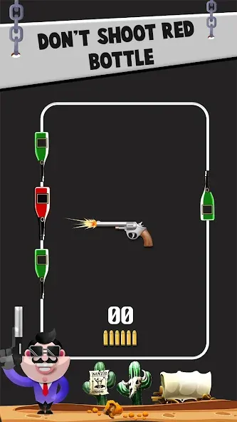Bottle Shooting VS Gun [МОД: Много денег, Монет и Все открыто] Screenshot 2