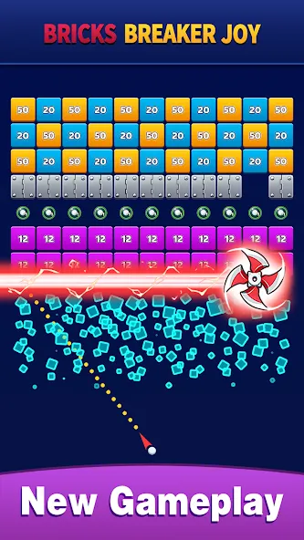 Bricks Breaker Joy (Брикс Брейкер Джой) [МОД: Много денег, Монет и Все открыто] Screenshot 2