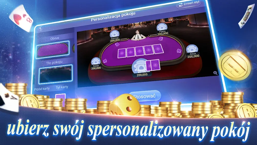 Texas Poker Polski  (Boyaa) (Техасский Покер Польский) [МОД: Много монет, Открытые уровни и Мега MOD] Screenshot 2