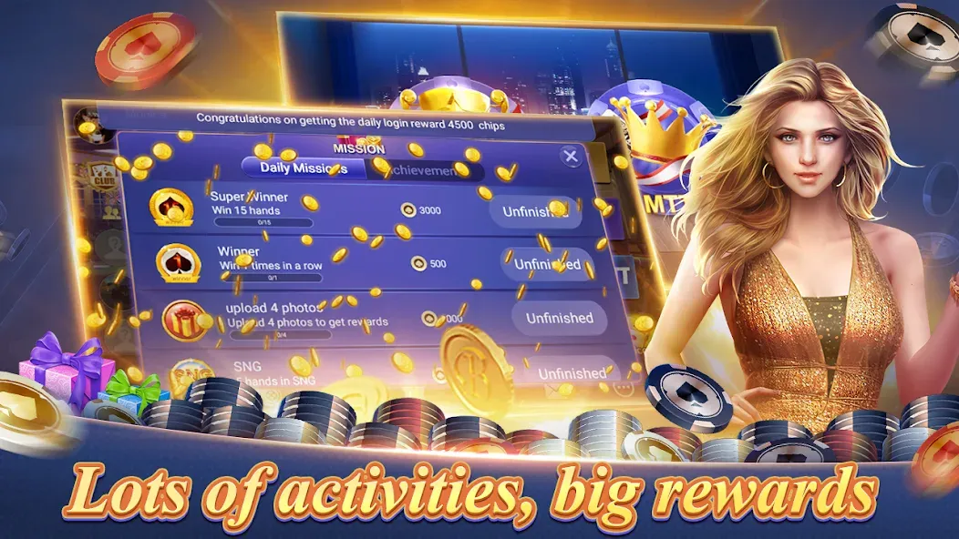 Texas Poker English (Boyaa) (Техасский покер Английский) [МОД: Бесконечные деньги, Монеты и Мега MOD] Screenshot 4