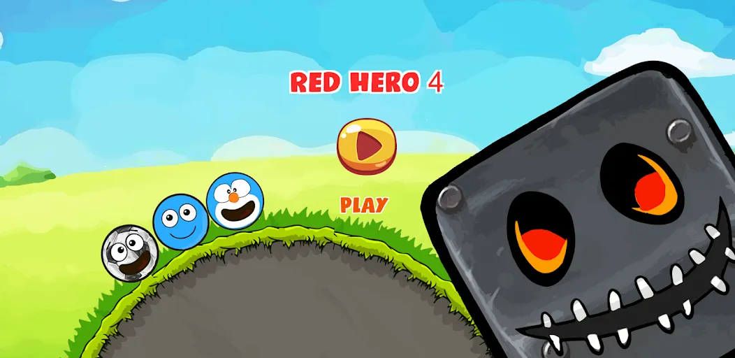 Red Hero 4 - red bounce ball 5 [МОД: Много монет, Открытые уровни и Мега MOD] Screenshot 1