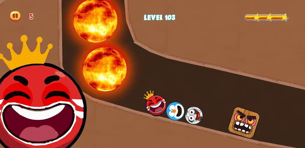 Red Hero 4 - red bounce ball 5 [МОД: Много монет, Открытые уровни и Мега MOD] Screenshot 2