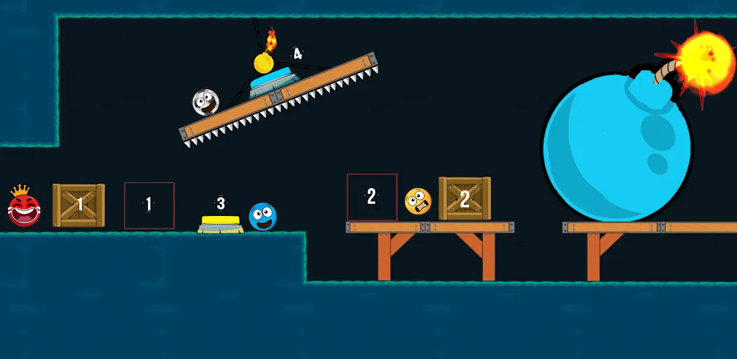 Red Hero 4 - red bounce ball 5 [МОД: Много монет, Открытые уровни и Мега MOD] Screenshot 4