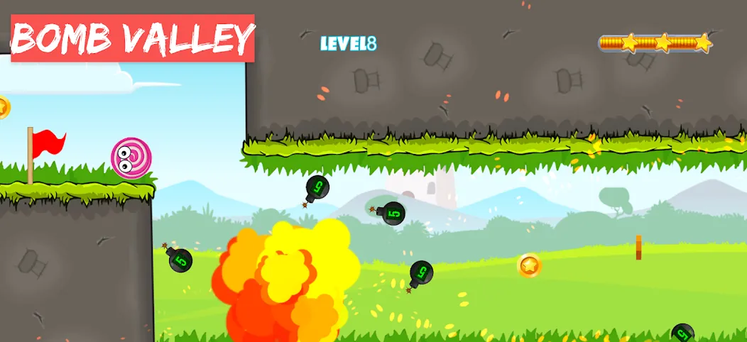 Red Hero – Ball Season 4 (Рэд Хиро) [МОД: Меню, Бесконечные монеты и Открытые уровни] Screenshot 4
