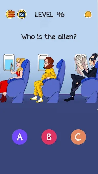 Brain Who? Tricky Riddle Tests (Брейндом 2) [МОД: Много монет, Открытые уровни и Мега MOD] Screenshot 5