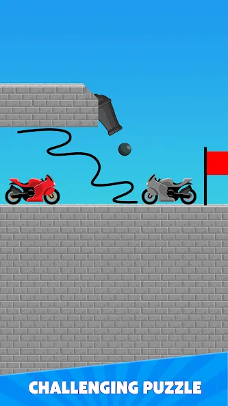 Draw Bridge Puzzle: Brain Game (Драу Бридж Пазл) [МОД: Все открыто, Дополнительные деньги и Меню MOD] Screenshot 5