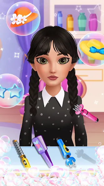 Hair Salon: Beauty Salon Game (Хэр Салон) [МОД: Много денег, Монет и Все открыто] Screenshot 3
