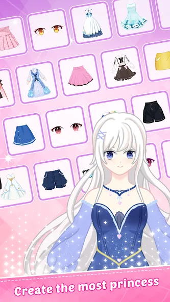 Princess Dress Up - Sweet Doll (Принцесса нарядиться) [МОД: Много монет, Открытые уровни и Мега MOD] Screenshot 4