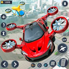 Скачать Flying Car Robot Game Car Game [МОД: Много денег, Монет и Все открыто] | Взлом Flying Car Robot Game Car Game на Андроид