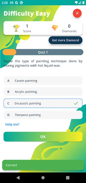 Ultimate Art Quiz (Ультимативная Викторина по искусству) [МОД: Бесконечные деньги, Монеты и Мега MOD] Screenshot 4