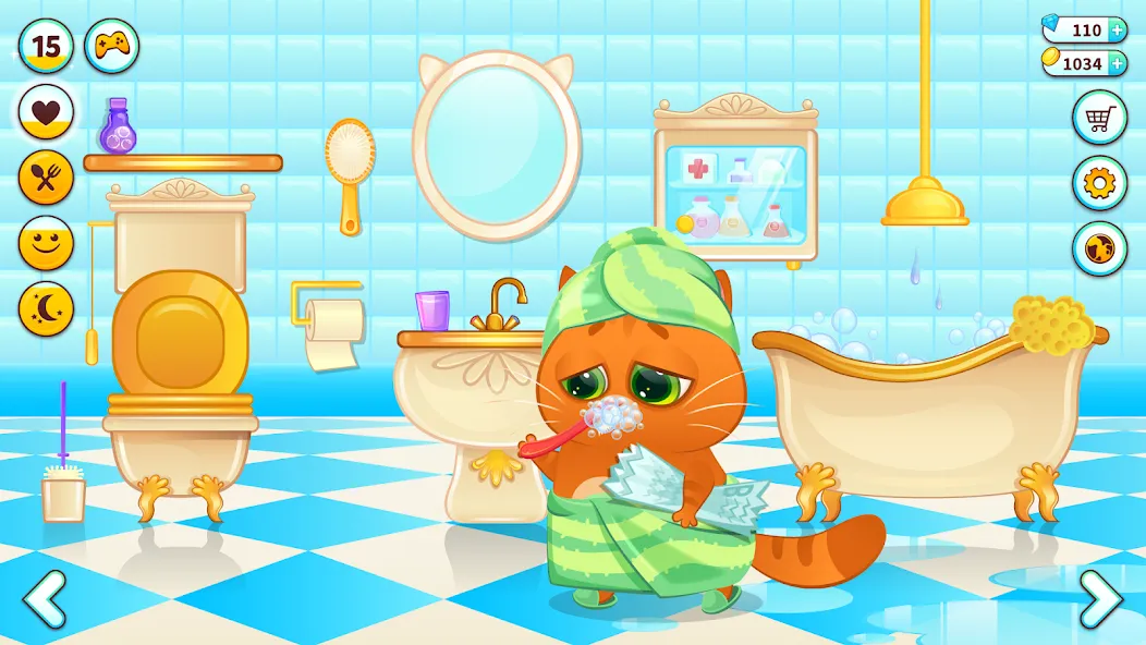 Bubbu – My Virtual Pet Cat [МОД: Бесконечные деньги, Монеты и Мега MOD] Screenshot 1