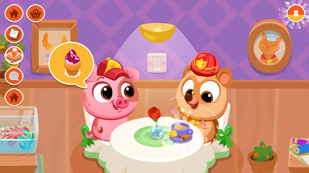 Bubbu Restaurant - My Cat Game (Буббу Ресторан) [МОД: Все открыто, Дополнительные деньги и Меню MOD] Screenshot 4