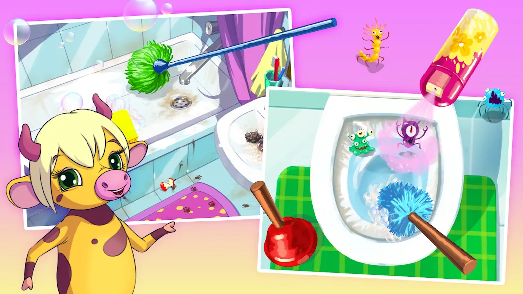 Clean Up Kids [МОД: Деньги, Монеты и Меню MOD] Screenshot 1