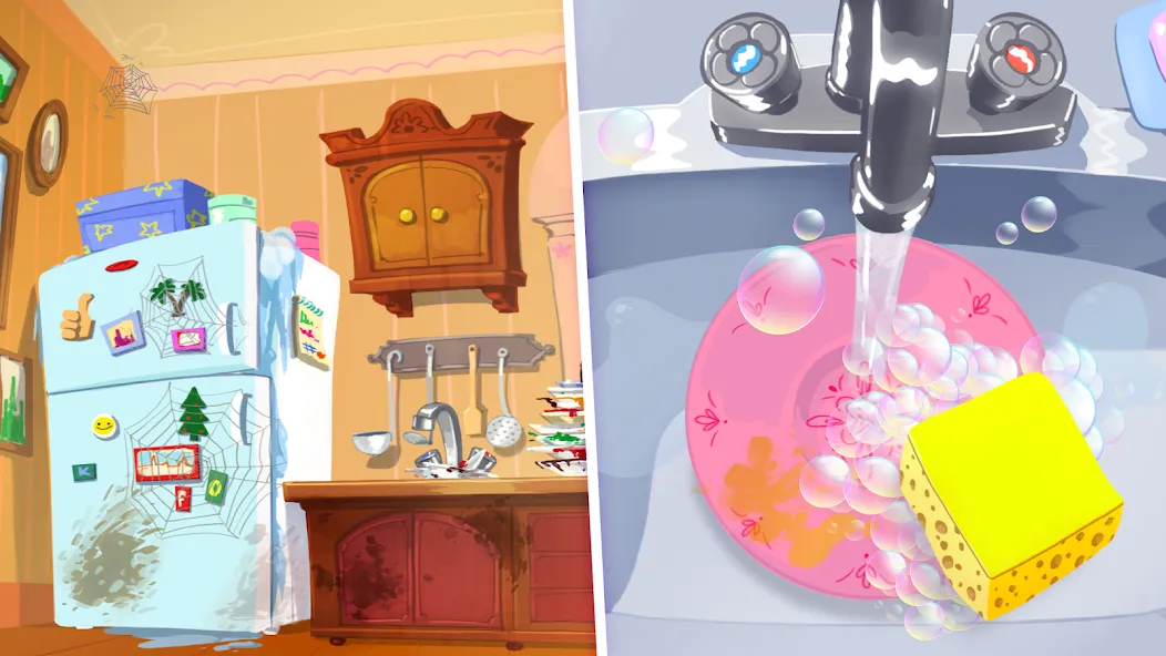 Clean Up Kids [МОД: Деньги, Монеты и Меню MOD] Screenshot 2