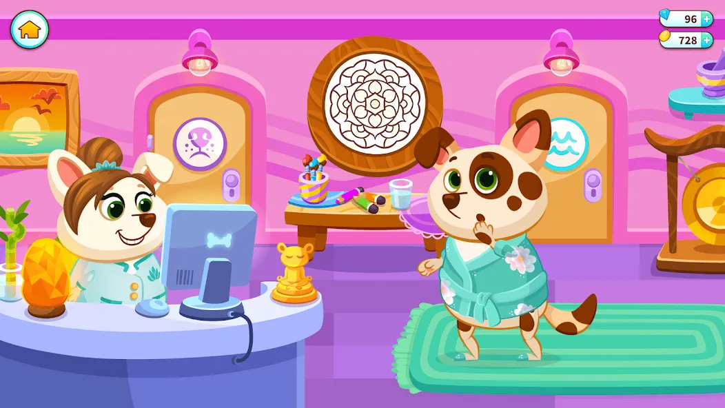 Duddu - My Virtual Pet Dog [МОД: Меню, Бесконечные монеты и Открытые уровни] Screenshot 5