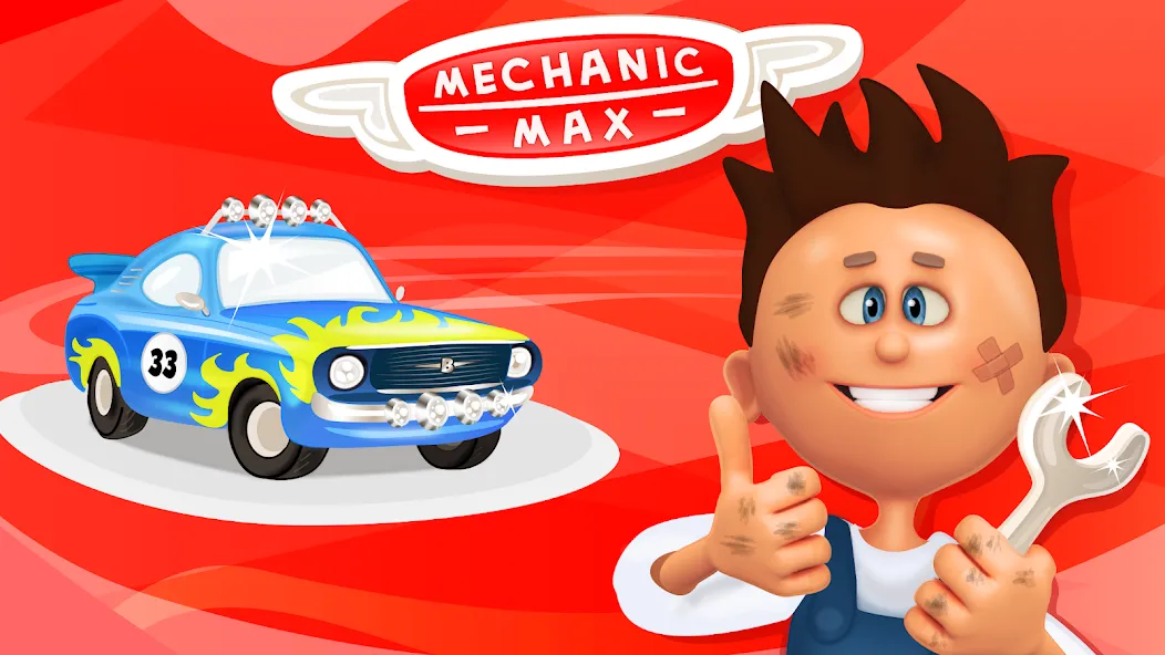 Mechanic Max - Kids Game [МОД: Все открыто, Дополнительные деньги и Меню MOD] Screenshot 1
