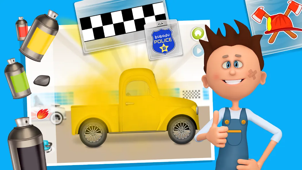 Mechanic Max - Kids Game [МОД: Все открыто, Дополнительные деньги и Меню MOD] Screenshot 5