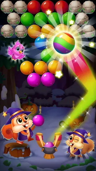 Bubble Shooter Rescue (Бабл Шутер Рескью) [МОД: Все открыто, Дополнительные деньги и Меню MOD] Screenshot 4