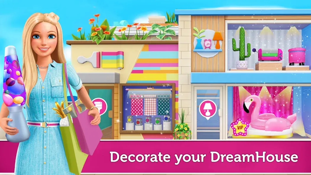 Barbie Dreamhouse Adventures (Барби Приключения в доме мечты) [МОД: Много денег, Монет и Все открыто] Screenshot 1