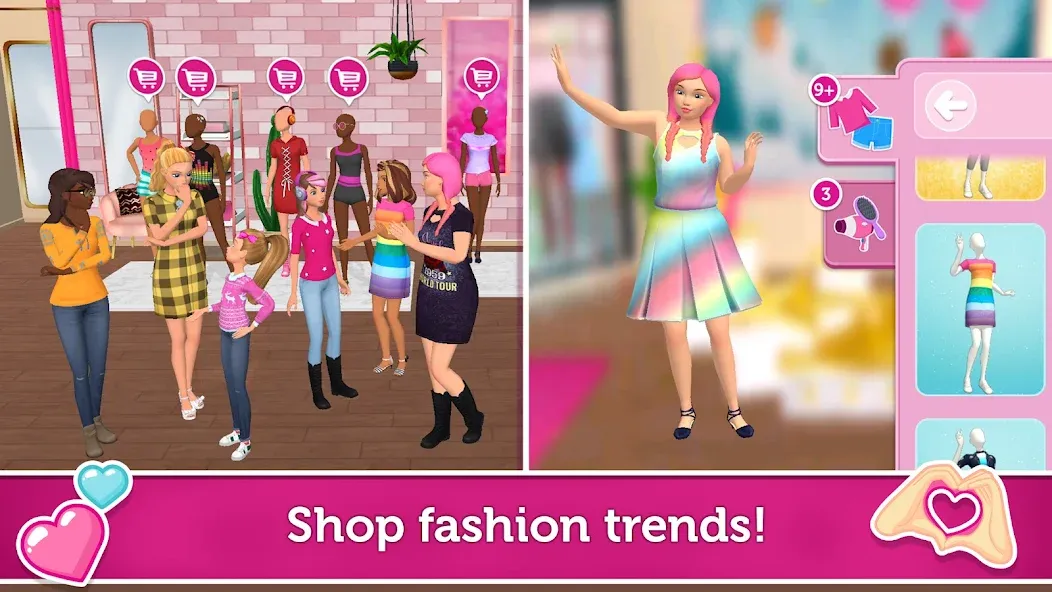 Barbie Dreamhouse Adventures (Барби Приключения в доме мечты) [МОД: Много денег, Монет и Все открыто] Screenshot 5